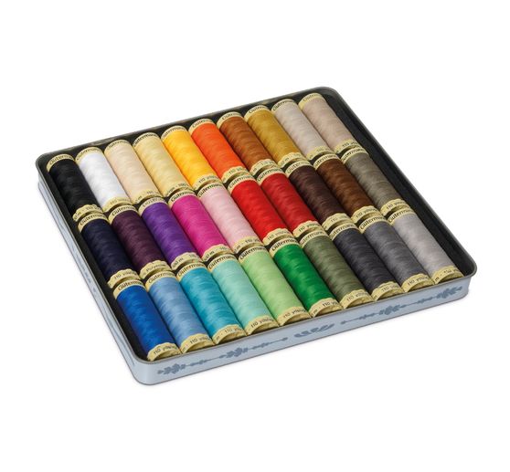 Univerzální šicí stroj Gütermann nostalgia box, 30 cívek