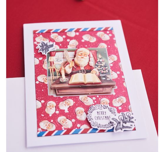 Sada výsekových razítek a razítek "Veselé Vánoce"