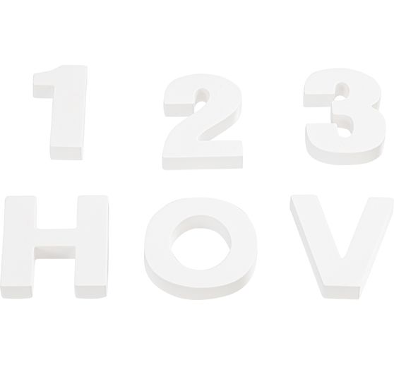 Silikonová ddlévací forma "Písmena a číslice"