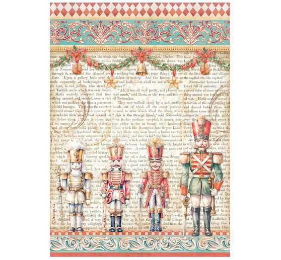 Řada slámového hedvábí s motivem "Louskáček"