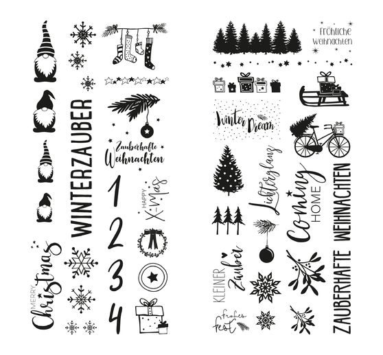 Transfer paper "Winter magic"