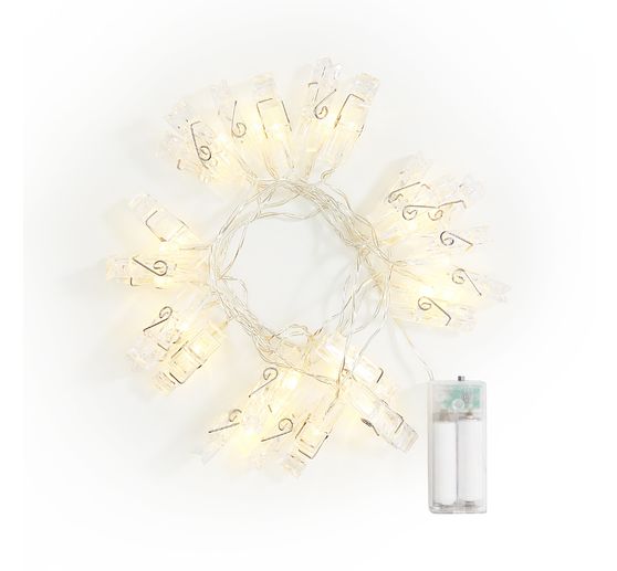 LED světeln&eacute; řetězy s 24 klipy