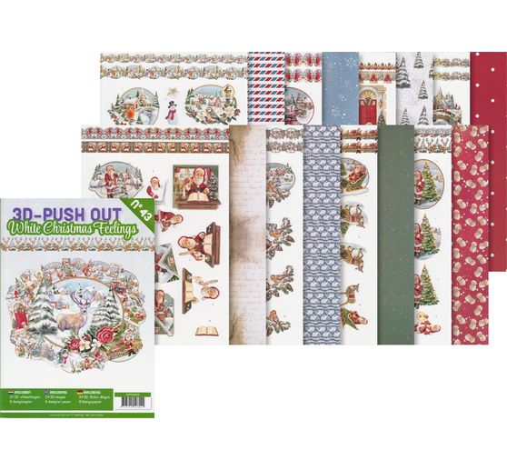3D Punched sheet book "White Christmas Feelings"