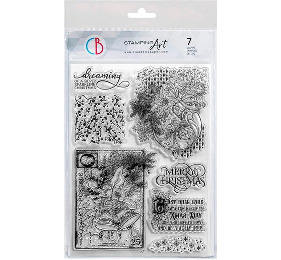 Silikonová známka "Elegance modré"