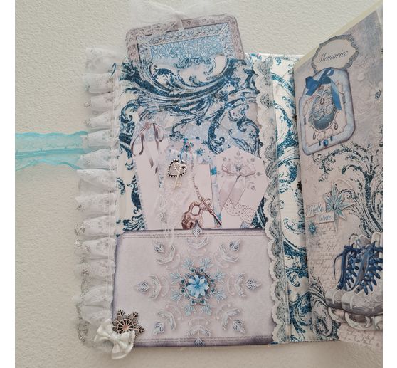 Silikonová známka "Elegance modré"