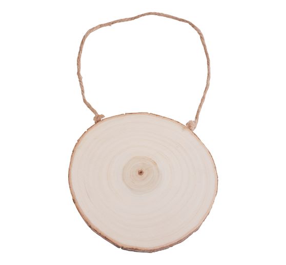 VBS Wooden discs with jute cord