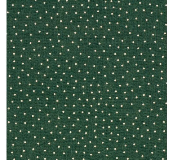 Bavlněná látka Westfalenstoffe "Dots green-beige"