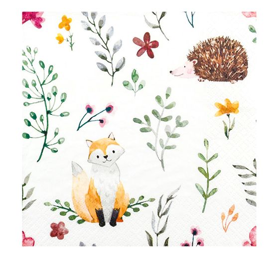 Napkin "Fox and hedgehog"