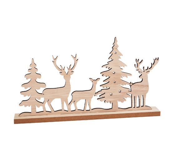 Dřevěná stavebnice VBS "Zimní les se soby"