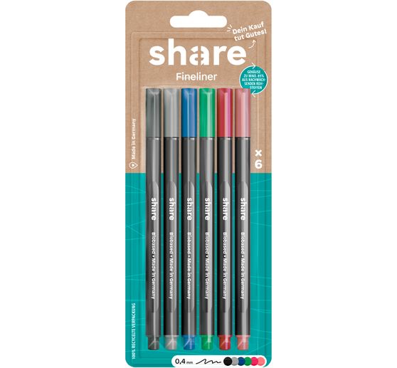 sada 6 kusů tužek tenkokresba