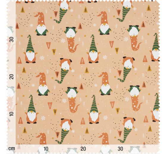 Cotton fabric "Gnome"