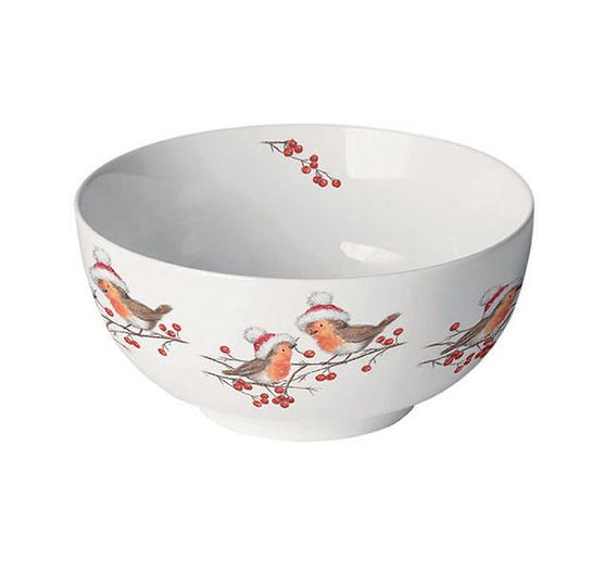 Napkin "Christmas Robins"