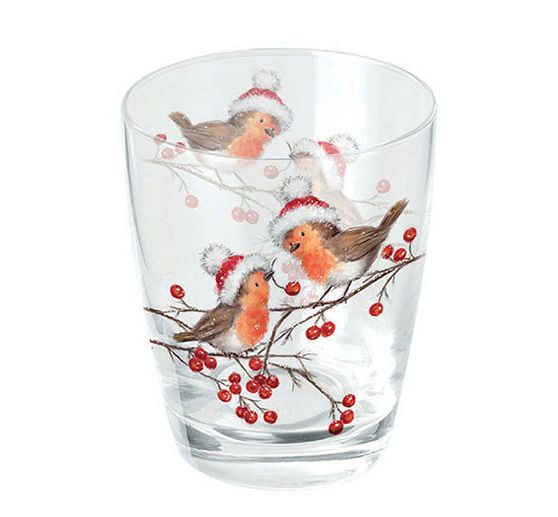 Napkin "Christmas Robins"