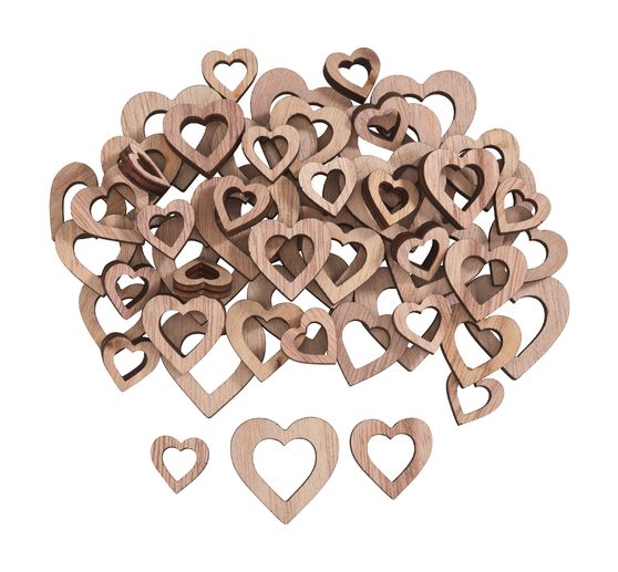 VBS dekorační prvky "Srdcová směs"