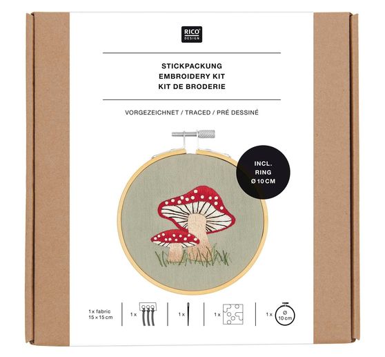 Rico Design Embroidery set "Shroom"