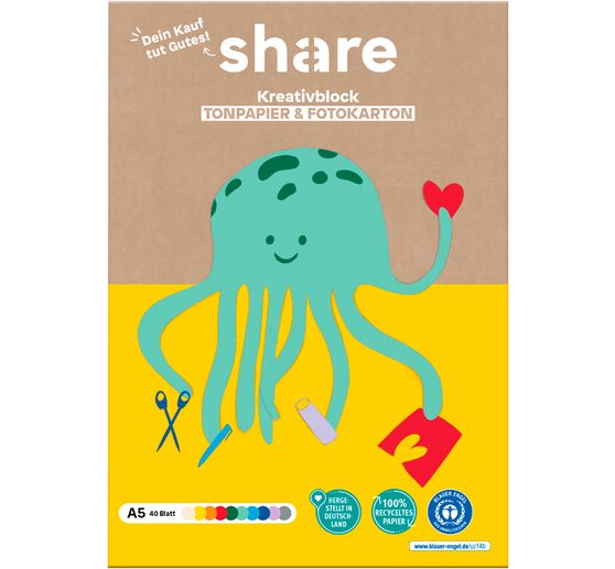 share Creative craft block A5, 40 sheets