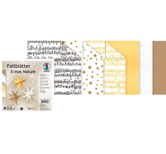 Folding paper "Xmas Nature"