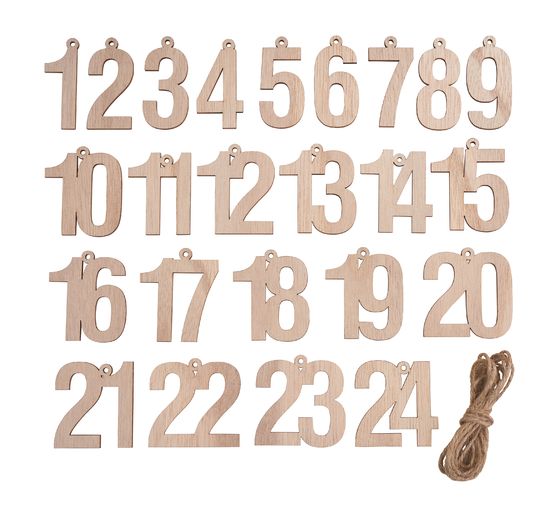 VBS Advent numbers "Decoration pendant" with cord