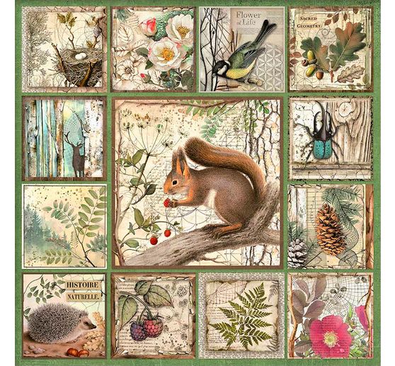 Maxi scrapbook blok "Forest"