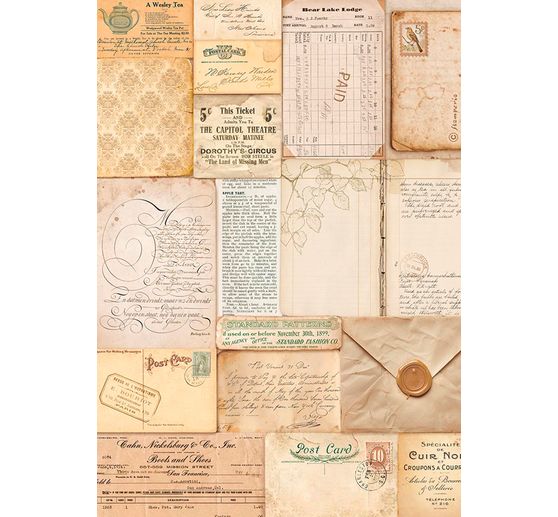 Sortiment slámových hedvábí s motivem "Golden Harmony