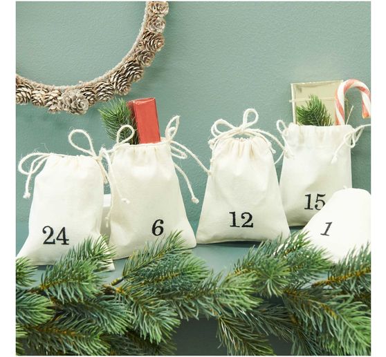 Rico Design Stick & Stitch pack "Adventní čísla"