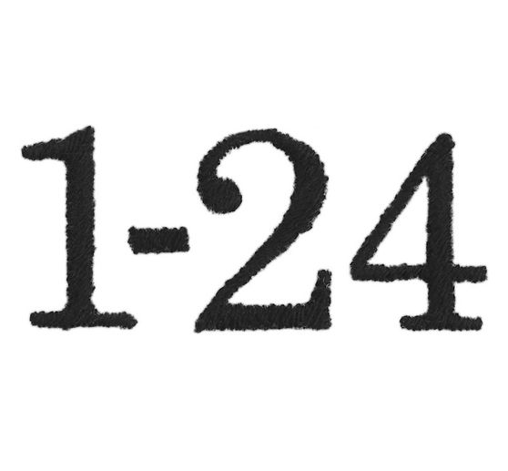 Rico Design Stick & Stitch pack "Adventní čísla"