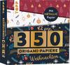 350 origami pap&iacute;rů "V&aacute;noce"