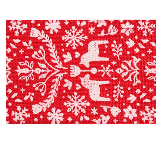 Taffeta ribbon "Nordic Winter"