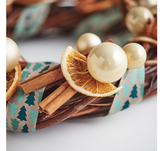 Christmas balls made of glass on wire, 36 pieces, Ø 20 / 25 / 30 mm