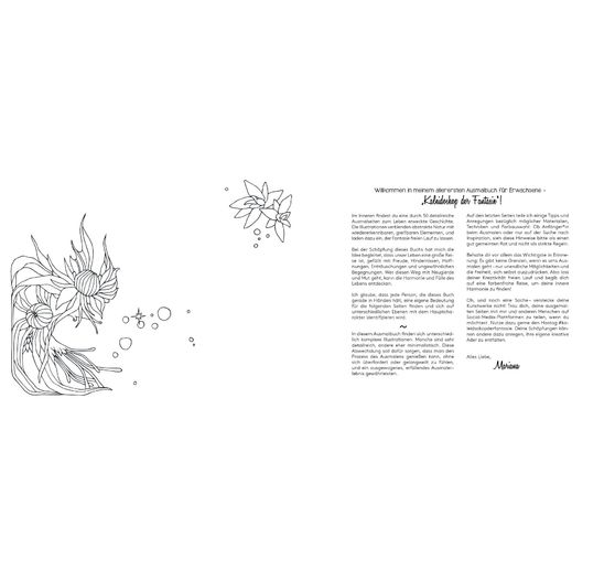 Kniha "Ausmalbuch: Kaleidoskop der Fantasie"