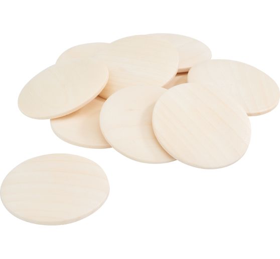 VBS Dřevěná deska "Zakřivená", Ø 40 mm