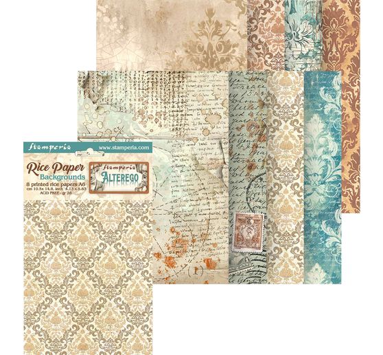 Slámová hedvábí s motivem "Alterego"