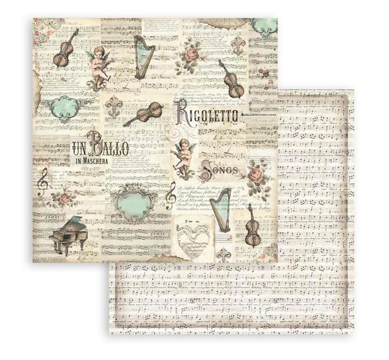 Scrapbooking Pad "Music"