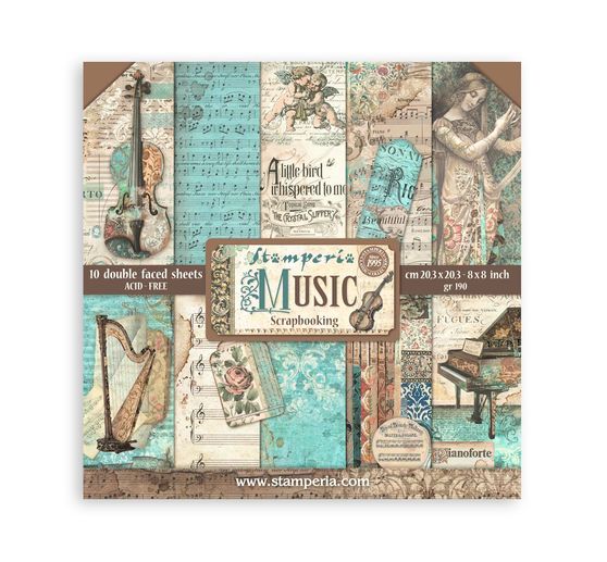 Scrapbooking Pad "Music"