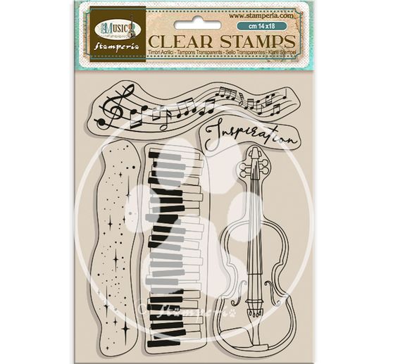 Clear Stamps "Hudba"