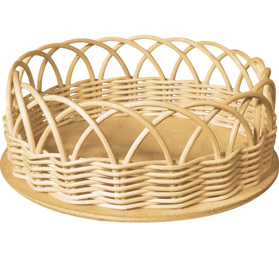 VBS Craft kit Rattan cane "Round basket"