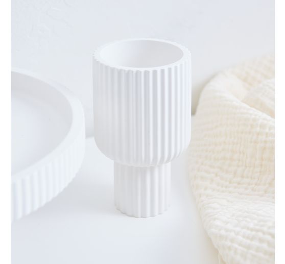 Silicone casting mould "Can with grooves"