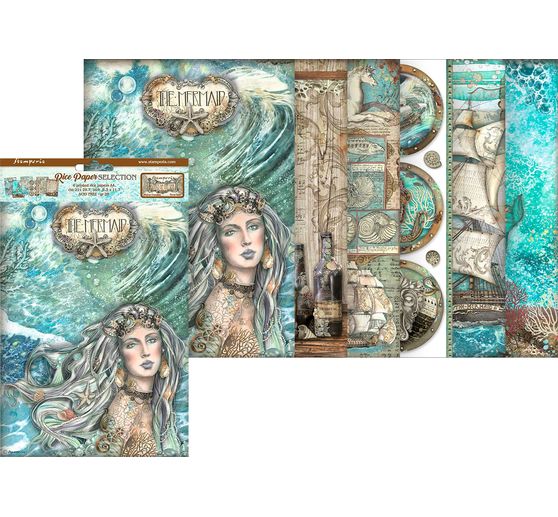 Motif straw silk assortment "Songs of the Sea"