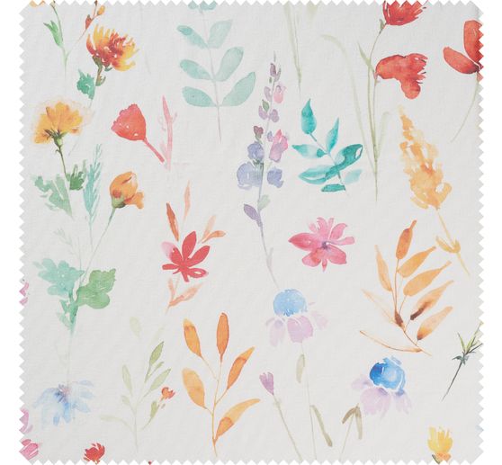 Cotton fabric "Colorful flowers"