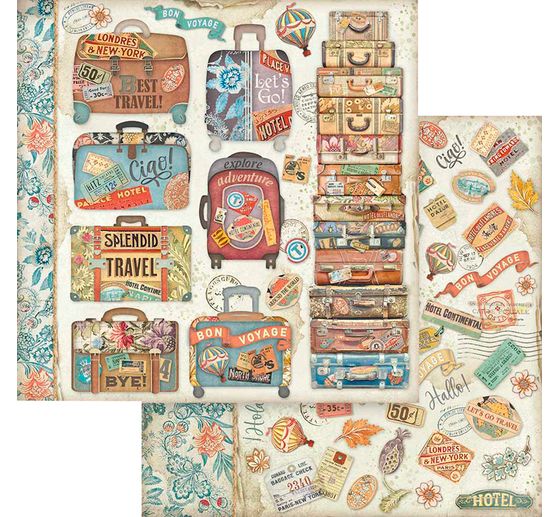 Scrapbook block "Art of Travelling"