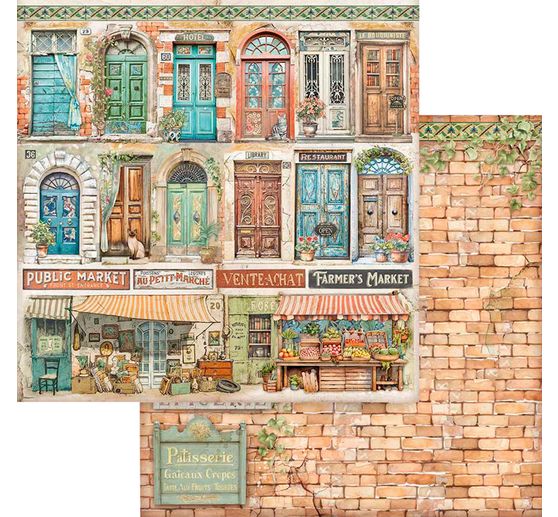 Scrapbook block "Art of Travelling"