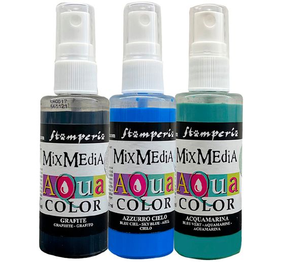 Stamperia Aquacolor "Umění cestování", sada 3 ks