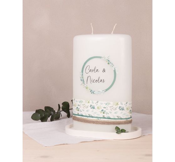 Decorative wax panel "Eucalyptus"