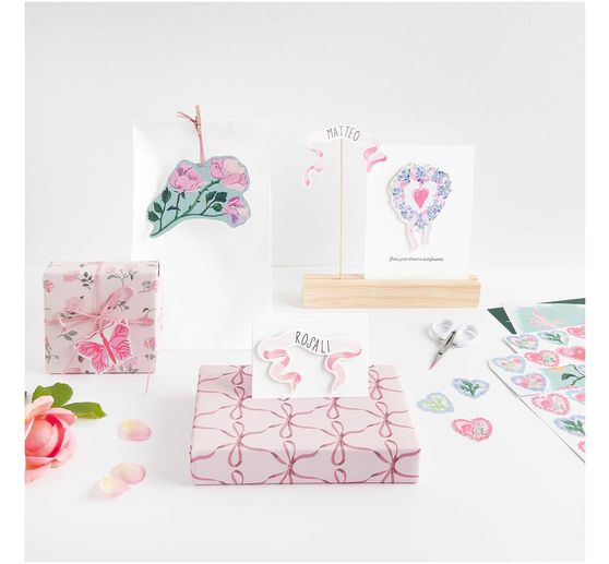 Craft paper block "La Vie En Rose"