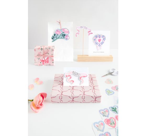 Craft paper block "La Vie En Rose"