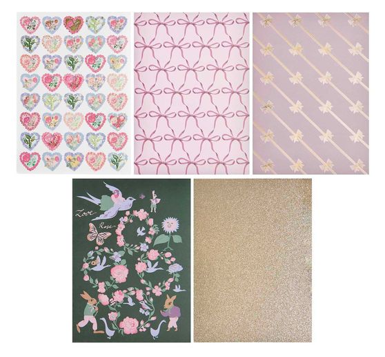 Craft paper block "La Vie En Rose"