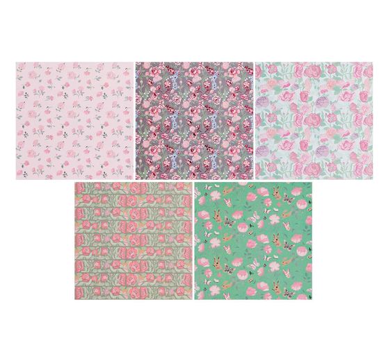 Folding sheets "La Vie En Rose"