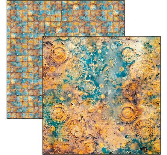 Scrapbook paper "Esprit de Voyage"