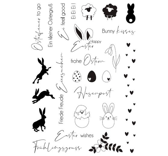 VBS Silicone stamp "Happy Easter"