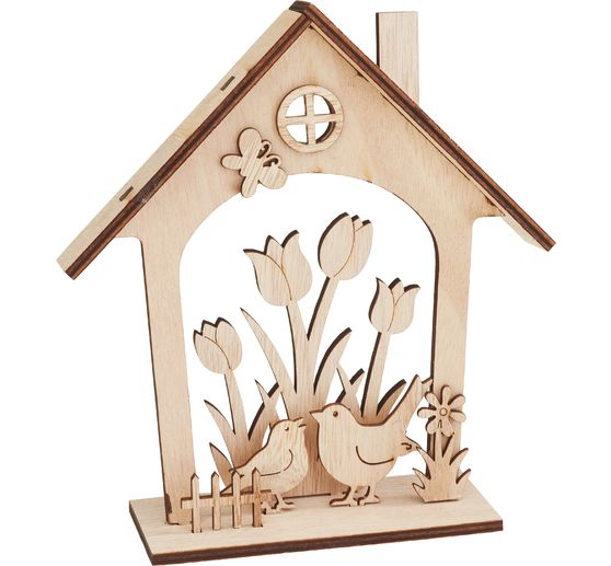 VBS Wooden building kit house "Spring awakening"